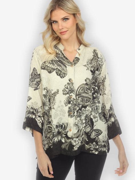 Tasteful Butterfly Art Silk Blouse 